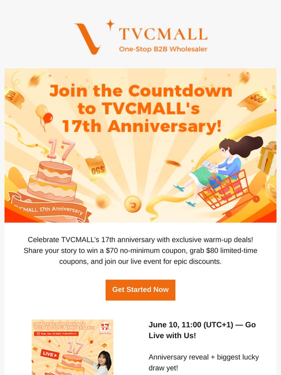 17th Anniversary Warm-Up: $80 Off & Story Rewards