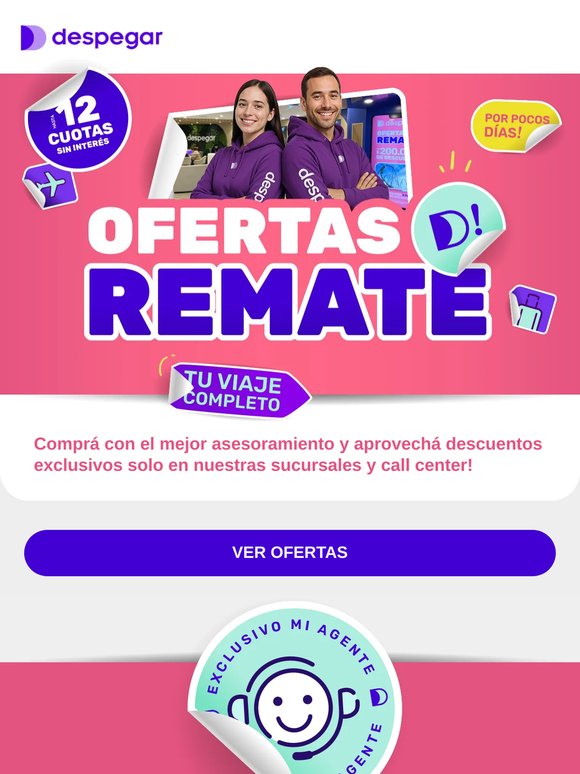 SIGUE REMATE DE OFERTAS🥳🥳 Hasta $600.000 de dcto en paquetes al caribe exclusivo en sucursales y call center!