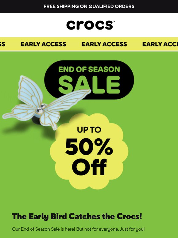 Early Access End of Season Sale: Up to 50% off!