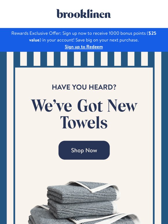 New Towel Time