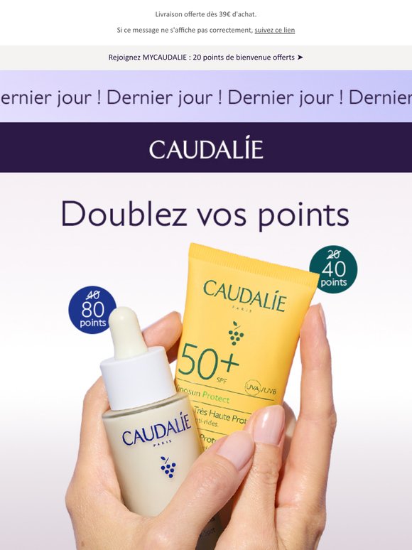 Vos points sont doublés !
