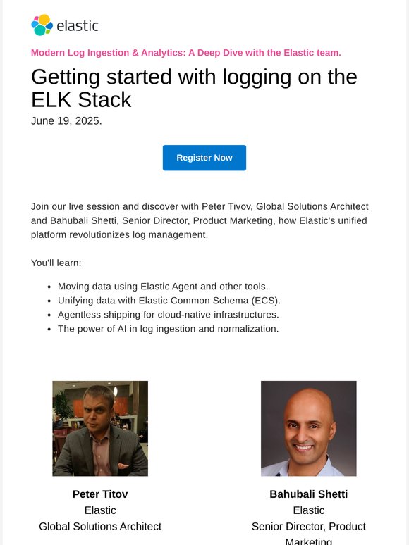 Discover Modern Log Analytics with Peter Tivov and Bahubali Shetti