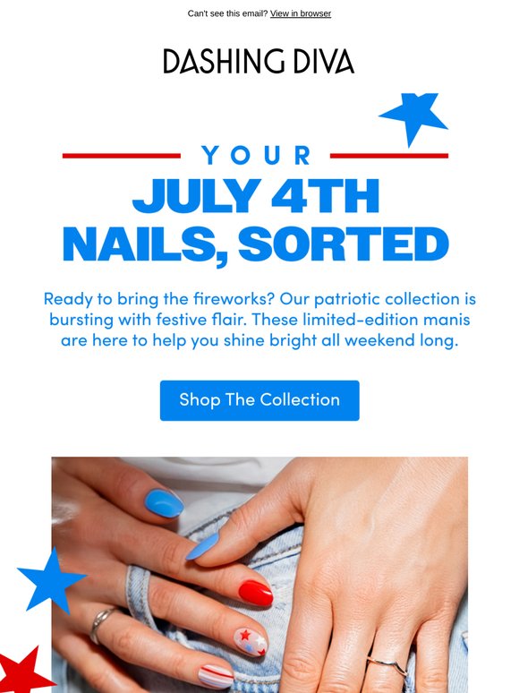 Star-Spangled Nails? Say Less