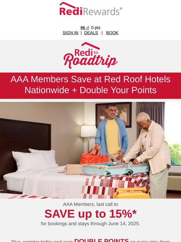 AAA Members, Last Call to Save up to 15%