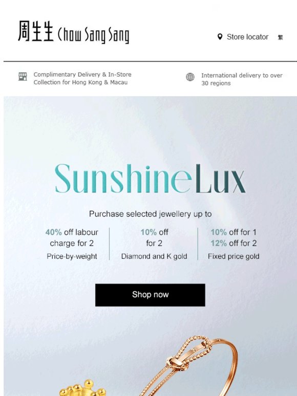 【Sunshine Lux💎】Buy 2 get 10% off
