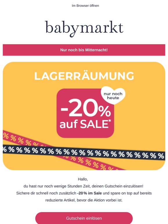 Achtung ⚠️ Rabatt verfällt gleich