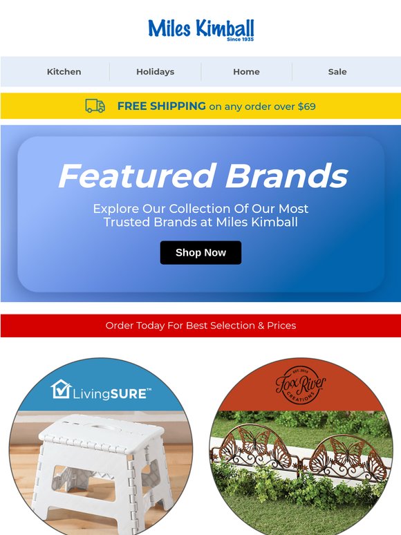 Explore Our Featured Brands