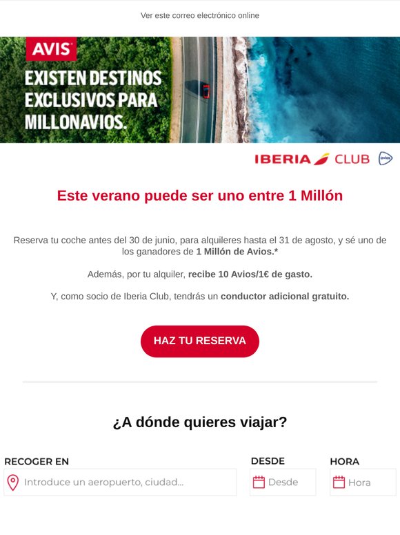 Existen destinos exclusivos para Millonavios
