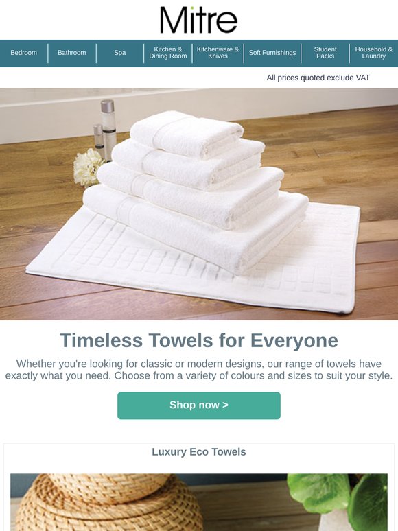 Wrap your guests in comfort with our luxurious towels