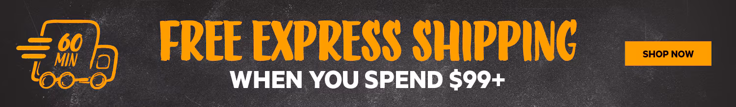 FREE EXPRESS SHIPPING WHEN YOU SPEND $99+