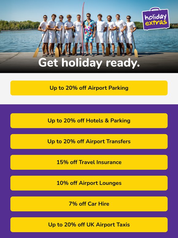 Your Airport Parking discount is inside