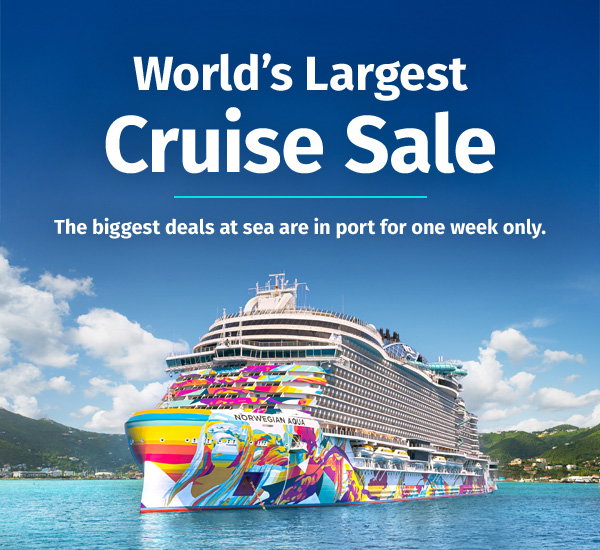 World's Largest Cruise Sale