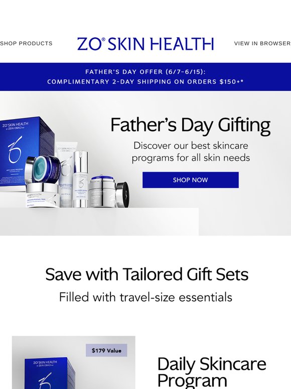 Save on Father’s Day Skincare