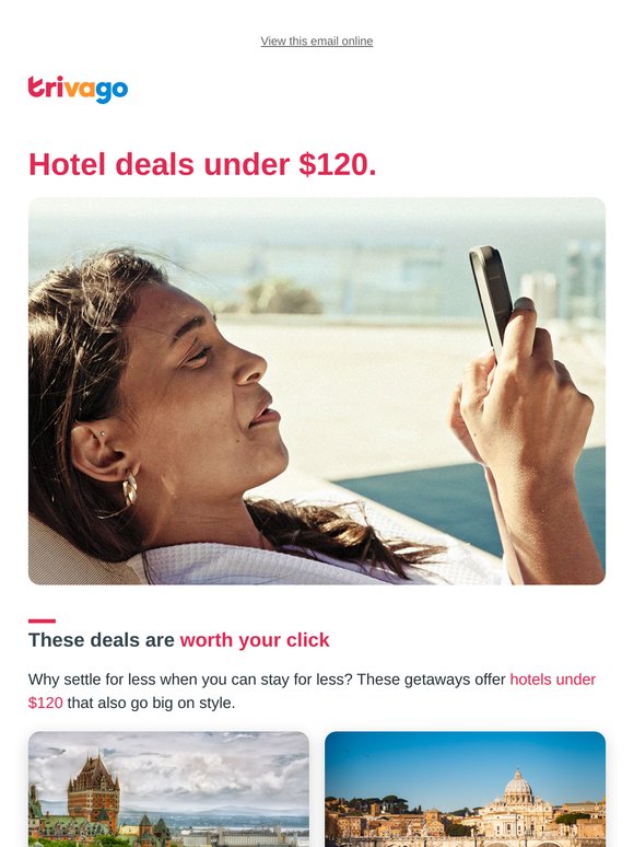 Top hotels under $120 🤑