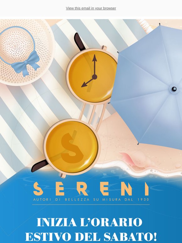 Inizia l'orario estivo del sabato! 😁