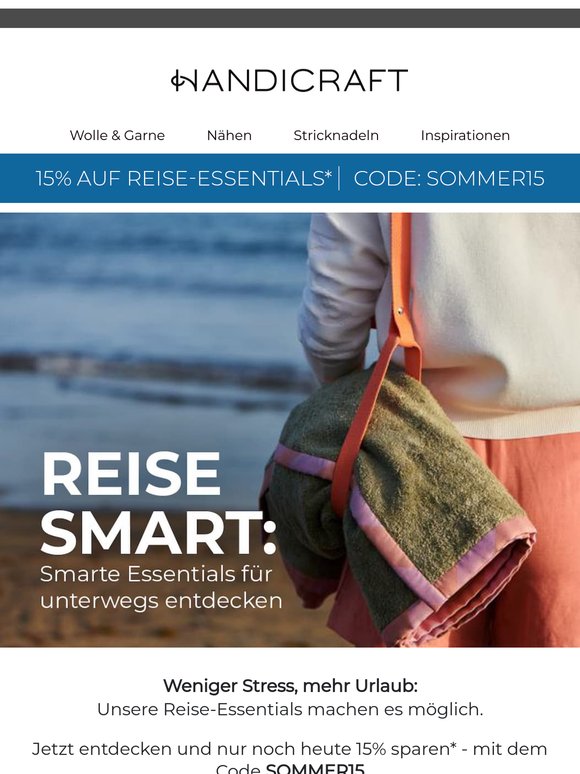 🏖️ Nur noch heute: 15 % auf Reise-Essentials