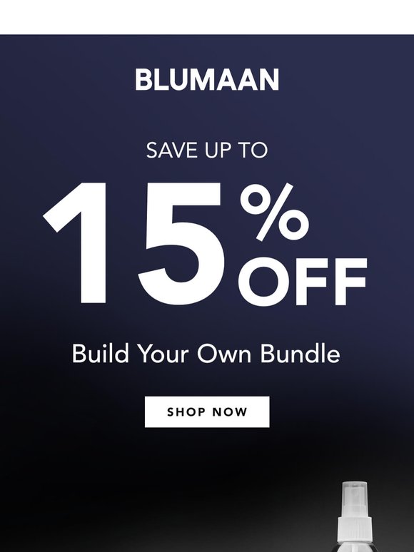 Save 15% off with your next bundle 🎁