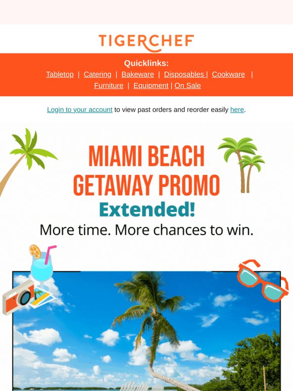 Free Getaway to Miami Extended!