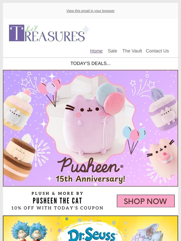 On Sale Tonight 💜 Pusheen | Jim Shore Dr Seuss | Lively Living | Warmies
