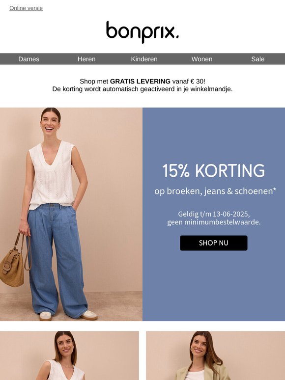 Laatste kans: 15% korting ⏳