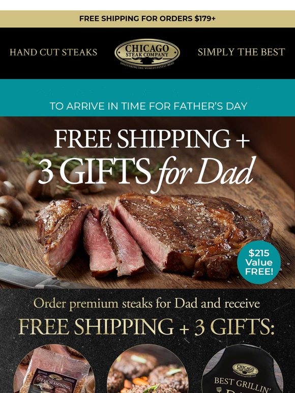 LAST DAY - Free Gifts for Father's Day
