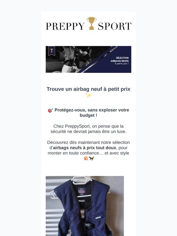 Ta sélection airbags neufs à petits prix ✨