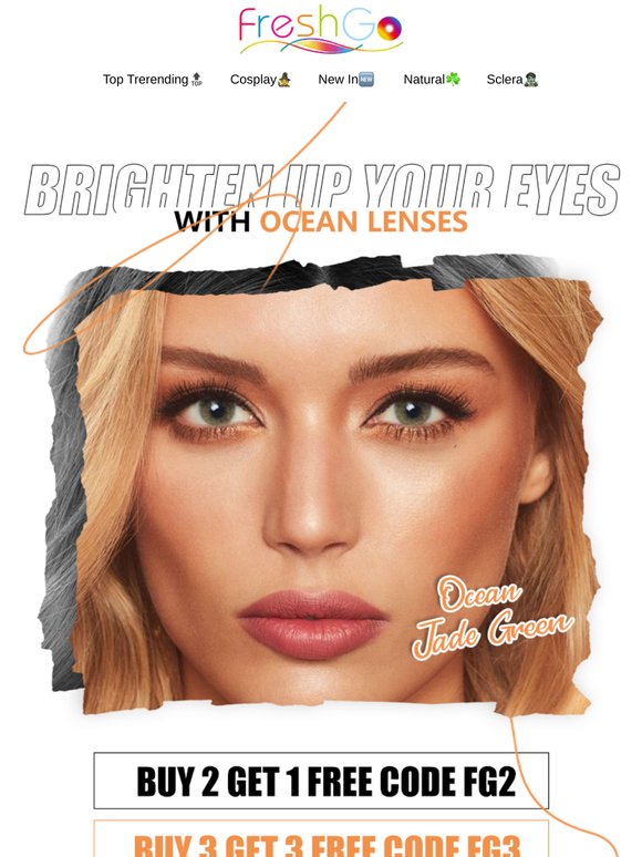 Brighten Up Your Eyes with Ocean Lenses