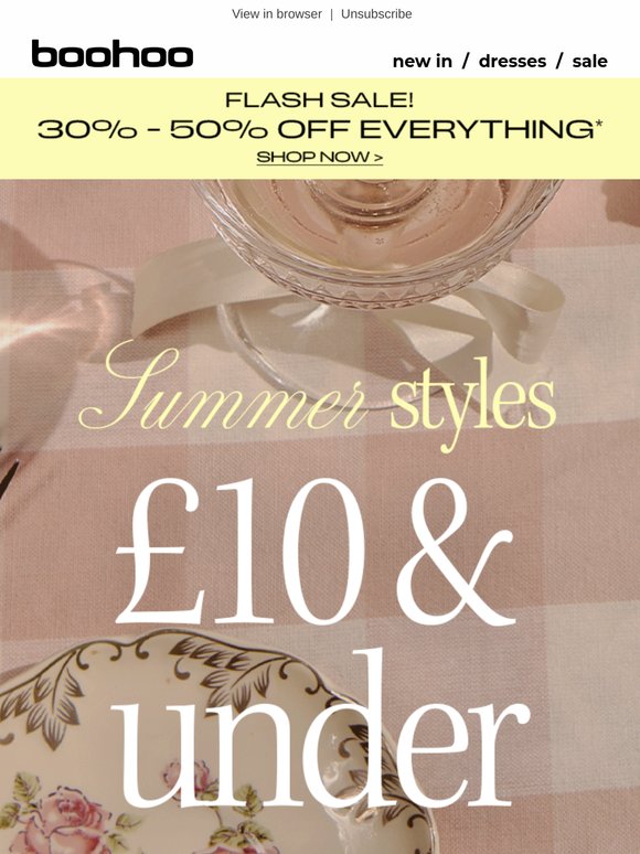 FLASH: 30 – 50% off ends midnight 🚨