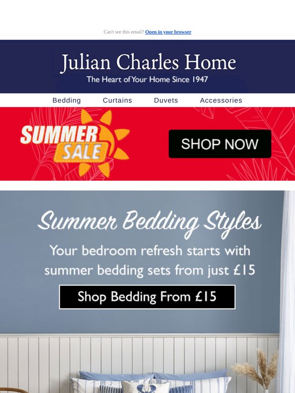 Brighten Up Your Bedroom | Bedding From £15