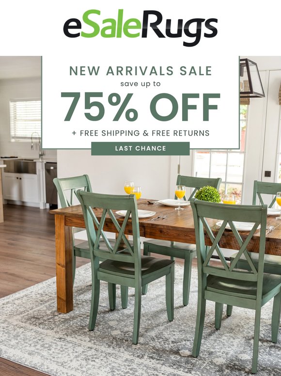 Last Chance to Score Up to 75% Off in the Spring Super Sale!