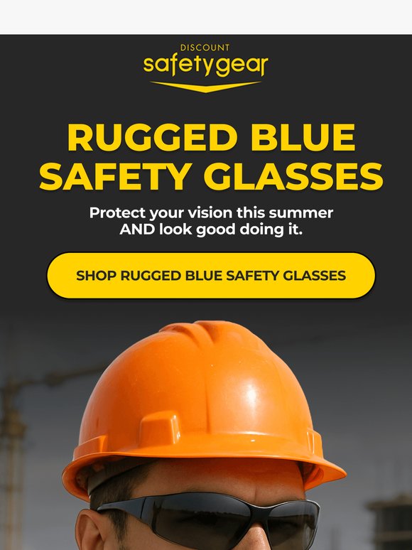 Safety Meets Style 🕶️ Tinted Protection for Hot Jobs