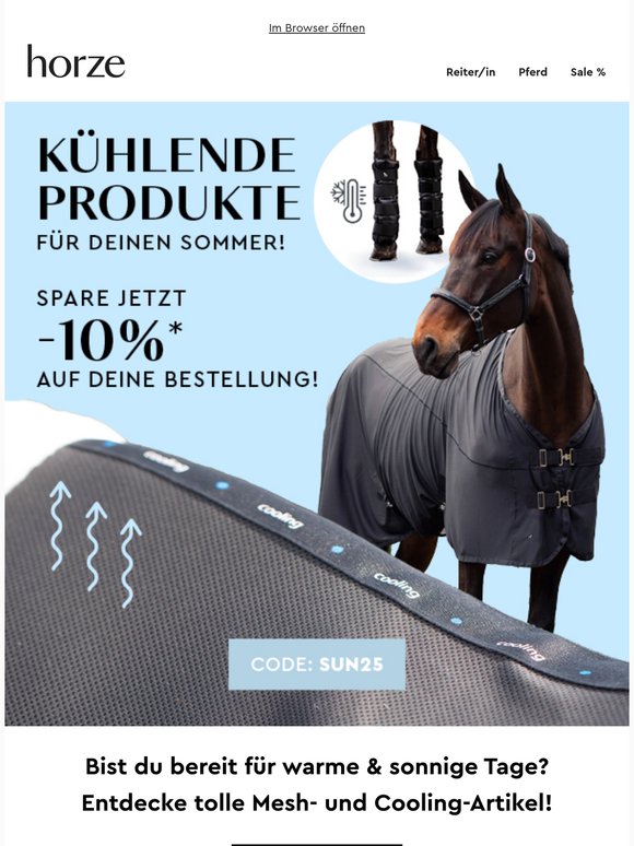 Hey Pferdefreund 👋 Sichere dir -10% auf deine Bestellung! 🤩