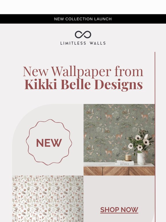 Just Launched: Playful Kikki Belle Wallpaper!
