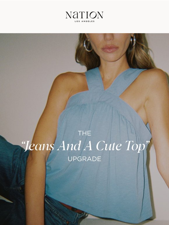 The “Jeans and a Cute Top” Upgrade