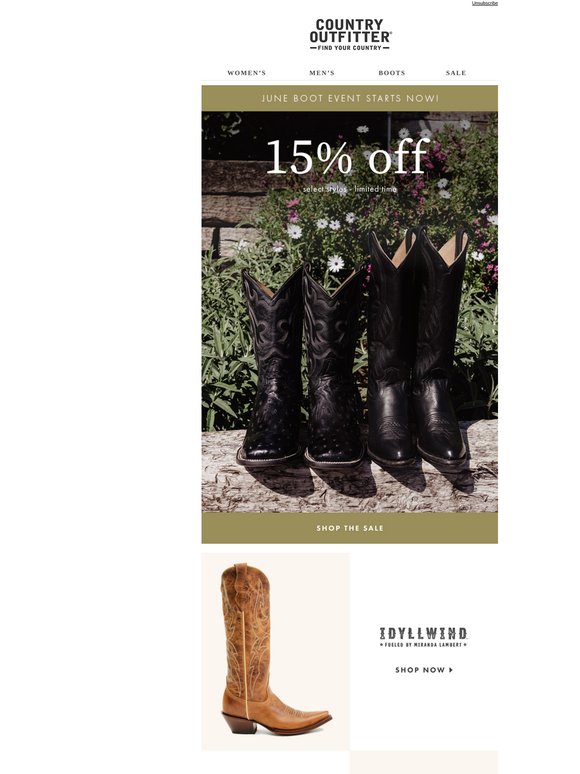 June Boot Event Starts Now