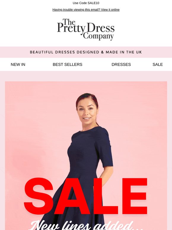 SALE-New Lines Added-Plus an extra 10% off Sale with code SALE10