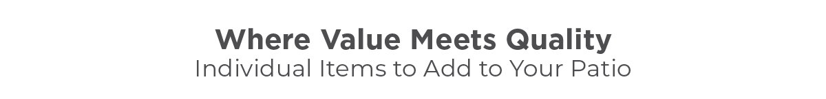 Where Value Meets Quality 