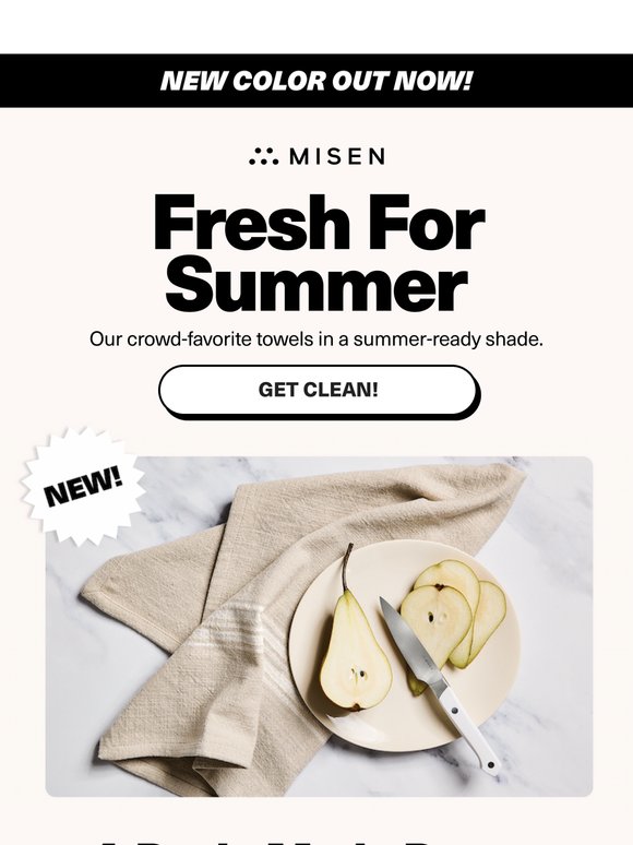 Your Favorite Kitchen Towels - Now in White!