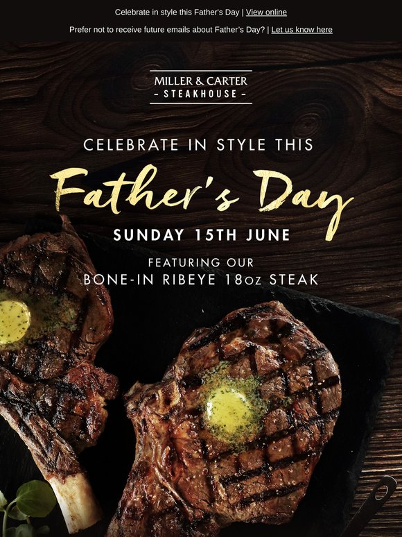 —, shall we save you a table this Father's Day? ❤️