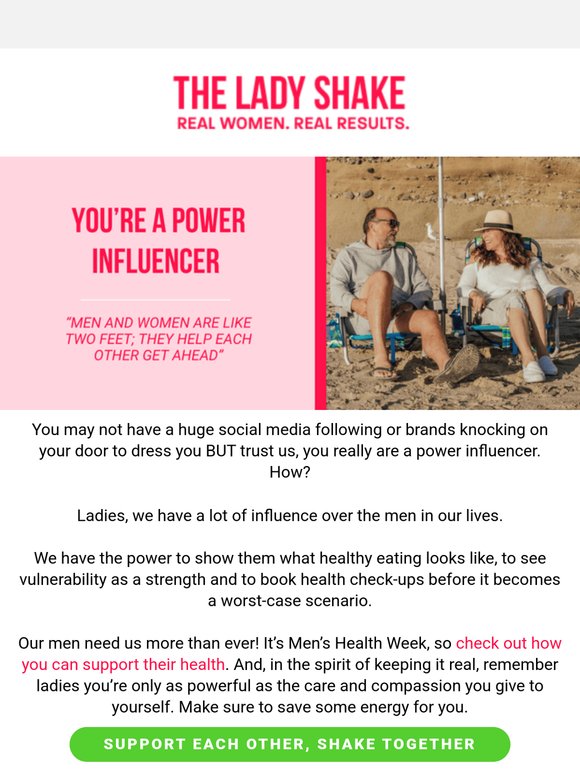 When did you last 💬 health with your man?
