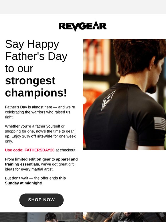 Celebrate Father’s Day with 20% Off – This Week Only!