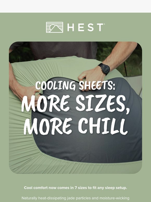 Your Coolest Sleep Yet—Now in More Sizes