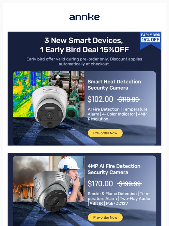 🚨 Exclusive Early Access: ANNKE's Newest Innovations + 15% Off!