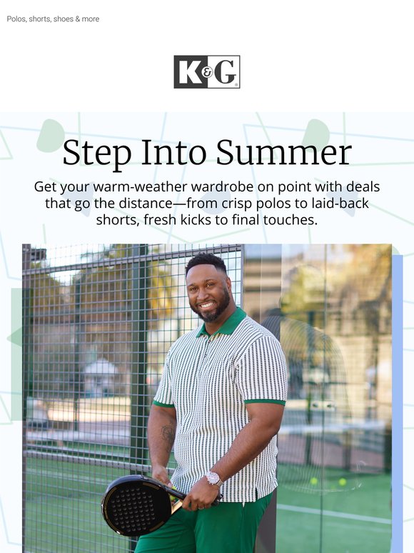 Summer Deals Just Dropped — Men’s Polos from $16.99!