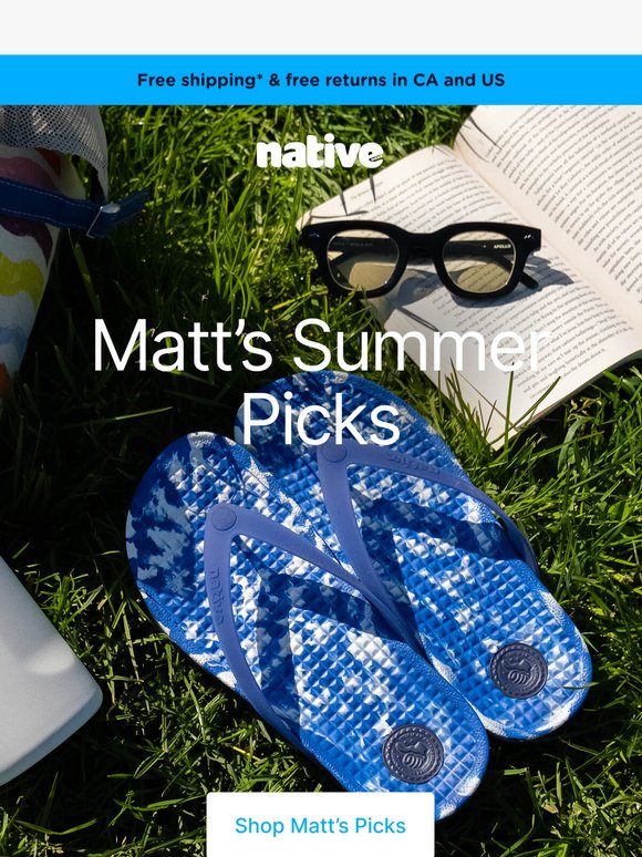 Matt thinks you’ll like these