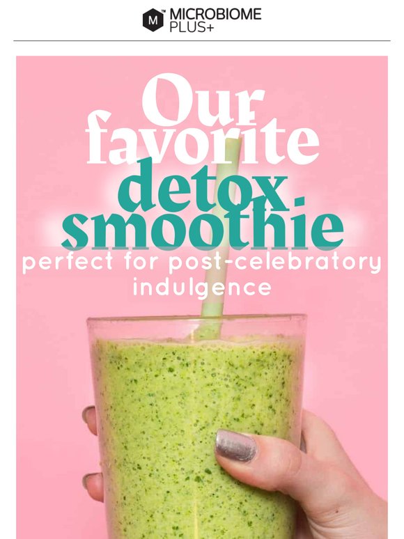 Our favorite detox smoothie 😋