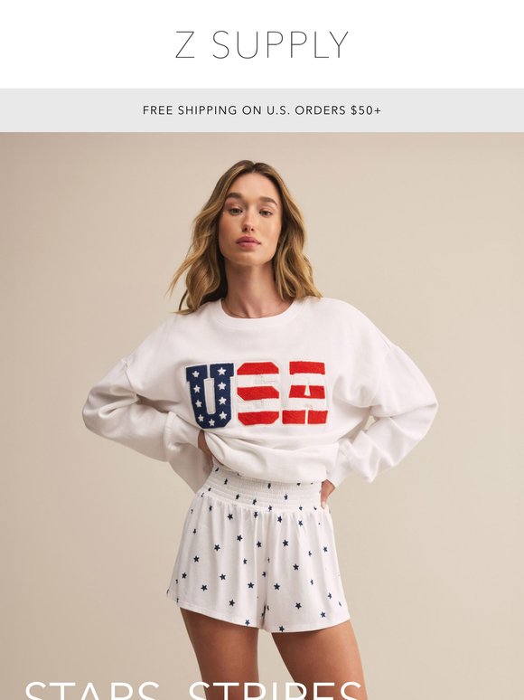 Stars + Stripes = New Lounge Drop