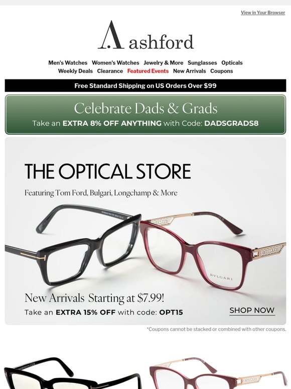 The Optical Store: Designer Frames at Remarkable Prices