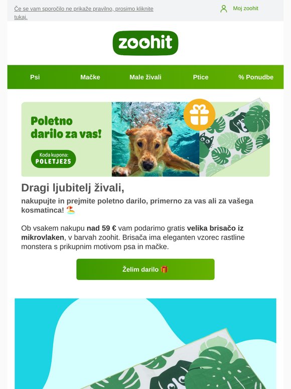 Poletno darilo za vas!🎁