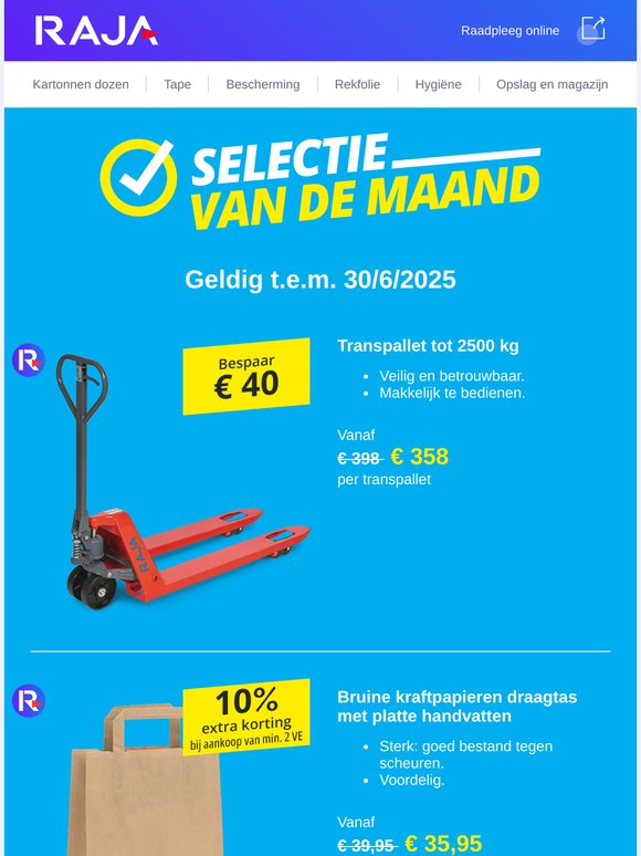 Onze maandaanbiedingen in de spotlight!
